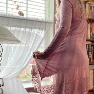 SACRED THREADS 2 pc dress set dusty rose